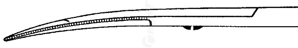 RU 1677-13M / Schere Reynolds, Geb., MC 13,0 cm