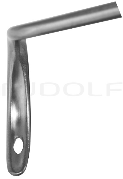 RU 6100-20 / Aiguille À Ligature Deschamps Standard Mousse, Pour La Main Droite, 20 cm Courbée Vers La Gauche