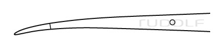 RU 4069-18 / Forceps Micro, Cvd. Tying Plattform 6x0,4mm
, 18cm
, 7"