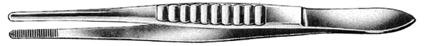 RU 4020-18 / Dressing Forceps Stand. Mod. Usa, Str. 18cm
, 7"