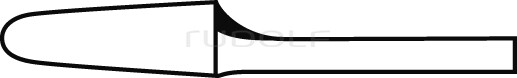 RU 6029-31 / Nadelhalter Baby-Olsen-Hegar, Glatt, ger. 11cm