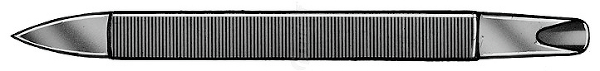 RU 8879-10 / Nail File, 10cm
