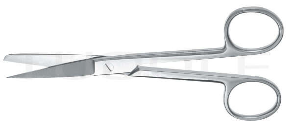 RU 1002-14 / Tijera Recta, A/R, 14,5 cm