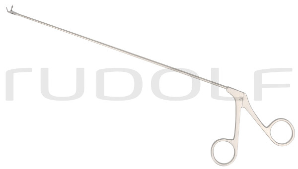 RU 8650-04/18 / Micro Grasping Forceps, Cvd. Upw. Right, Jaw Ø 2 mm, (Wl) 23 cm - 9", Thumb Moveable