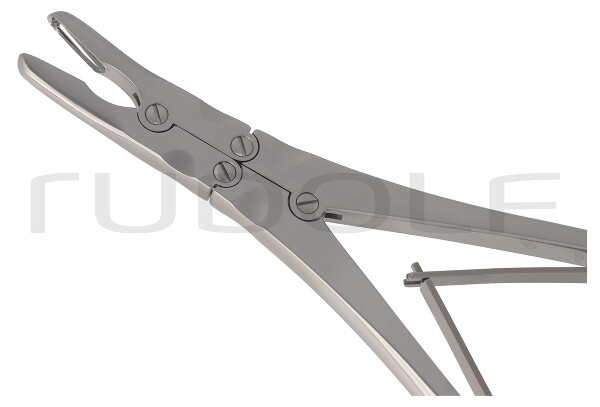 RU 5594-23 / Pince Gouge Ruskin, Courbée 23,5 cm, 6 mm
