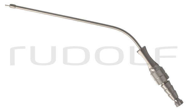 RU 6420-58 / Suction Tube Frazier,  Ø 2,5mm, 8 Ch/Fr, (Wl) 100mm - 4", Ball Ended, W. CUT-OFF, LUER-HUB and Stylet