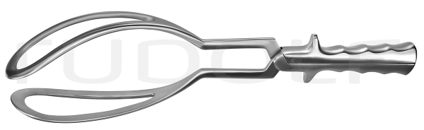 RU 7446-36 / Forceps Obstétrique Simpson-Braun, 36 cm