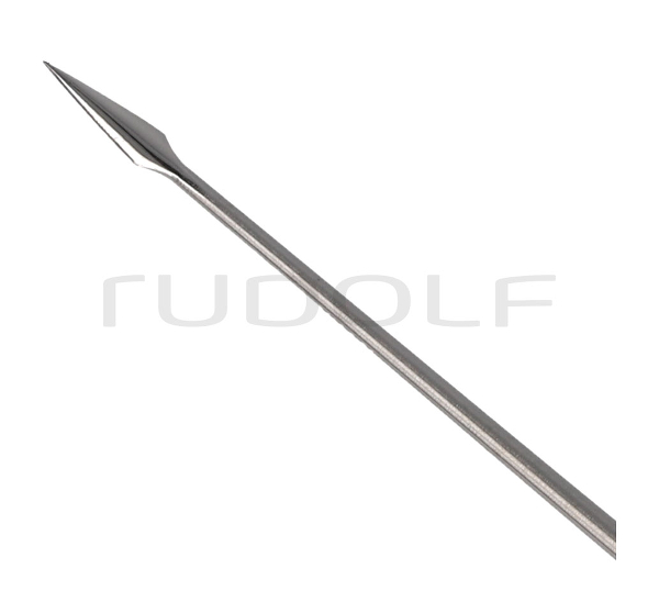 RU 7974-18 / Parazentesenadel Lucae, für Erwachsene, Bajonettförmig, 18 cm