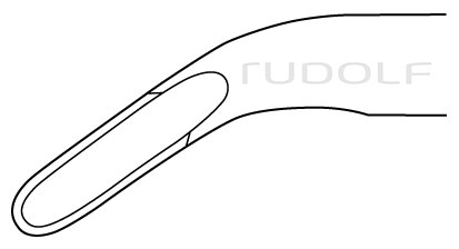 RU 5597-25 / Hohlmeißelzange, Smith-Petersen, geb. 24 cm, 5 mm