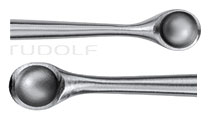 RU 5366-12 / Cuillère Tranchante Double Martini 4,0 mm / 3,5 mm, 13,5 cm