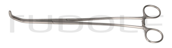 RU 7567-01 / Pinza Vascolare Satinsky, Fig. 1, 26,5 cm Branche A Forma Di S