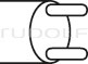 HF520-570 / Bipolar Forceps, Flat Plug, Bayonett, 20cm
 - 8", 1,0mm
, Non-Stick