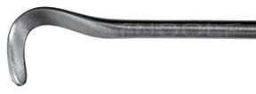 RU 8844-03 / Enukleator Hardy, Links Gebogen Scharf Rechts, 24,5cm
