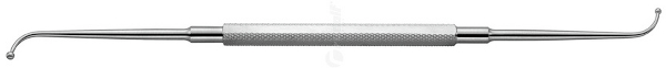 RU 8236-18 / Doppelinstrument zum Sondieren Des Kieferhöhlen-Ostiums, Geb., (L) 18 cm