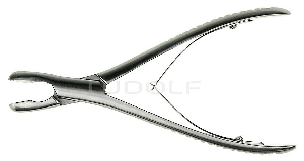RU 5581-17 / Pinza Sgorbia Luer, Curva,