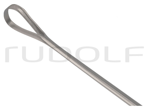 RU 7304-05 / Cureta Uterina Sims, Rígida, Cortante, Fig. 5, 24 x 14 mm, 28 cm