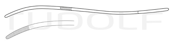 RU 3893-26 / Pince À Pansem. Bozemann-Douglas, Courbée 26 cm