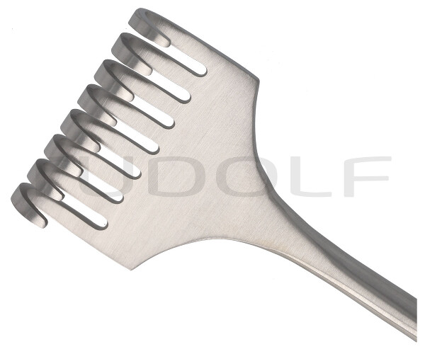 RU 4502-08 / Divaricatore Volkmann, Semi-Smusso, 8Denti 22,5 cm