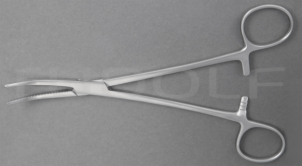 RU 3381-18 / Hemost. Fcps Spencer-Wells, Cvd. 18 cm, 7"