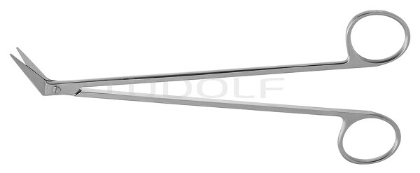 RU 1722-19 / Forbice Vascolare Potts-Smith, 60° 18,0 cm