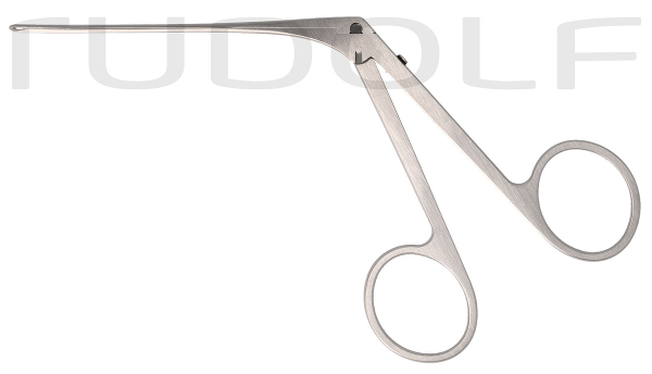 RU 7891-33 / Micro Ear Forceps, Curved Right, Shaft Length 8 cm - 3 1/4",