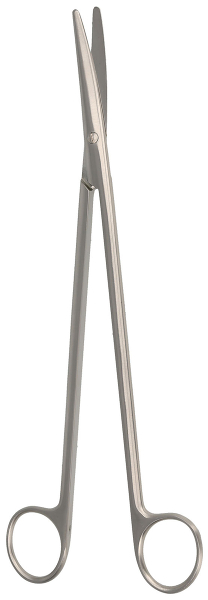 RU 1331-23 / Diss. Scissors, Metzenb.-Stand, Cvd. 23 cm, 9"