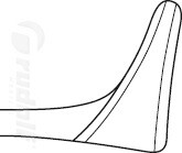 RU 8005-00 / Especulo Nasal Beckmann, Figura 00, Lactantes, 13 cm - 5"