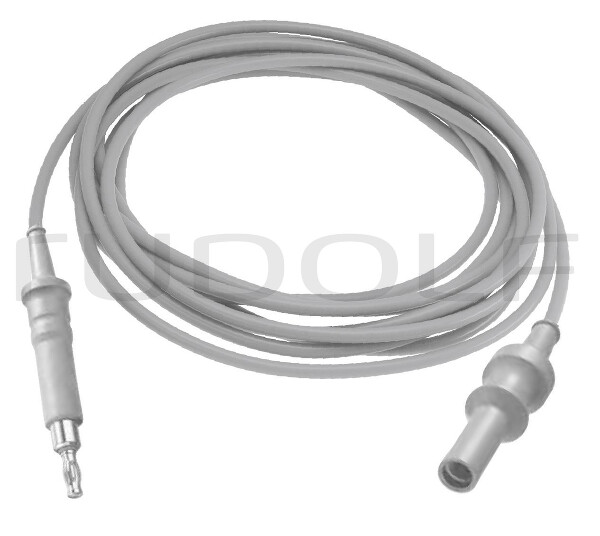 HF300-195 / Hf-Kabel, Monopolar 5 Meter, Ø4 mm Buchse für Erbe Acc/Icc