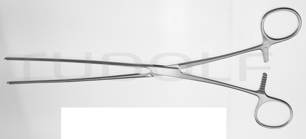 RU 6552-25 / Darmklemme Kocher, Atrauma, Gerade, (L) 25 cm