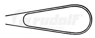 RU 7281-04 / Cureta Uterina Gourdet, Roma, Fig. 4, 12 mm, 28 cm