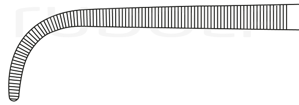 RU 3326-27 / Ligature Fcps Gemini, Cvd. 27 cm, 10,5"
