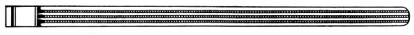 RU 6542-25 / Mayo-Robson Intestinal Forceps, Str., Atrauma, (L) 25 cm - 10"