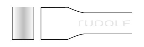 RU 5317-61 / Pestle, 6.4 x 9.5 mm, (L) 25 cm - 10"