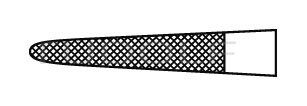 RU 6054-20 / Porte-Aiguille De Bakey, TC, Droit 20 cm