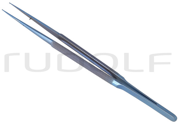 RU 4079-32U / Micro-Pinza Ad Anelli, Microgrip, Retta, Ti, 18,0 cm, 1 mm
