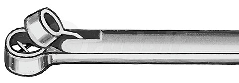 RU 8108-15 / Pinza Hartmann, 12cm, 5mm