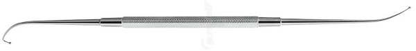 RU 8187-01 / Doppelinstrument zum Sondieren Des Stirnhöhlen-Ostiums, Geb., (L) 21 cm