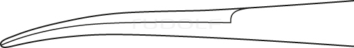 RU 2335-11 / Micro Scissors Westcott, Bl/Bl, Cvd. 11 cm, 4,5"
