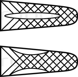 RU 6031-14 / Portagujas Olsen-Hegar Recto, C/Ranura, 2 mm, 14 cm