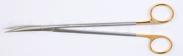 RU 1338-23 / Forbice Metzenbaum-Fino, Ac/Ac, Curva, TC 23,0 cm