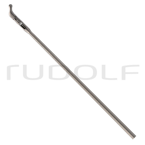 RU 8650-11/25 / Micro Fcps. Cup-Shp., Cvd. Rgt, FF-MOV. Shaft Length 23cm/9", Conicø1/2mm, Jaw 1mm