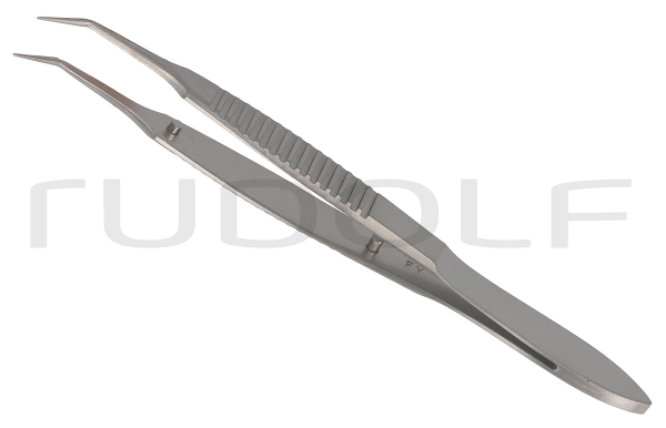 RU 9807-04 / Mcpherson, Suture Fcps., Angl., W/O. T.8,5cm

