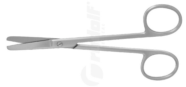 RU 1521-12 / Forbice Wagner, Sm/Sm, Retta, 12 cm - 4 3/4"