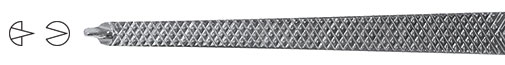 RU 3187-16 / Hemostatic Fcps Dixon-Lovelace, Str., 1x2T 16 cm - 6 1/4"