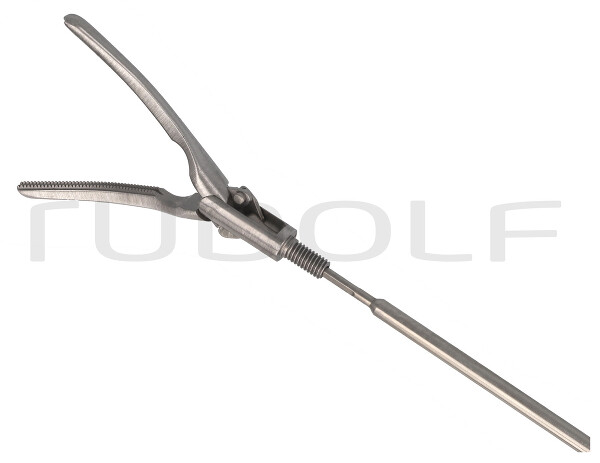 RS000-529 / Terminal De Agarre Maryland-De Bakey Curvo, Atraumático, Ø 5mm, 330 mm, De Doble Acción