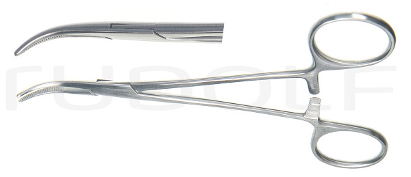 RU 3205-34 / Pinza Emostatica Micro-Adson, Curva Sin. 14,0 cm