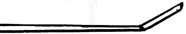 RU 7908-20/02 / Transplantat-Träger und Raspatorium, Abgewinkelt 25°, 2 mm, 16 cm