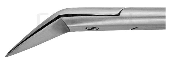 RU 2457-10 / Scissors Wilmer, Sh/Sh, Angular 10 cm, 4"