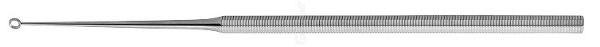 RU 7900-01 / Curette Buck, Figure 1,Straight, Blunt, I Ø 2 mm, O Ø 3.2 mm, 14.5 cm - 5 3/4"