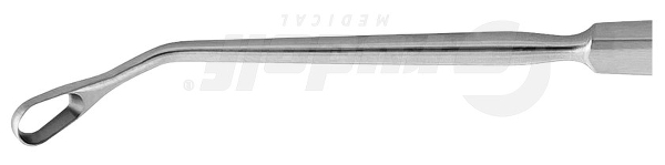 RU 8338-03 / Kieferhöhlen-Kürette, Vorw. Schneid., 19cm
